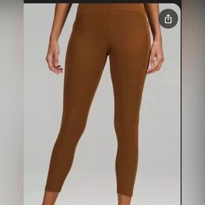 Lulu Lemon InStill High-Waisted Brown Leggings
